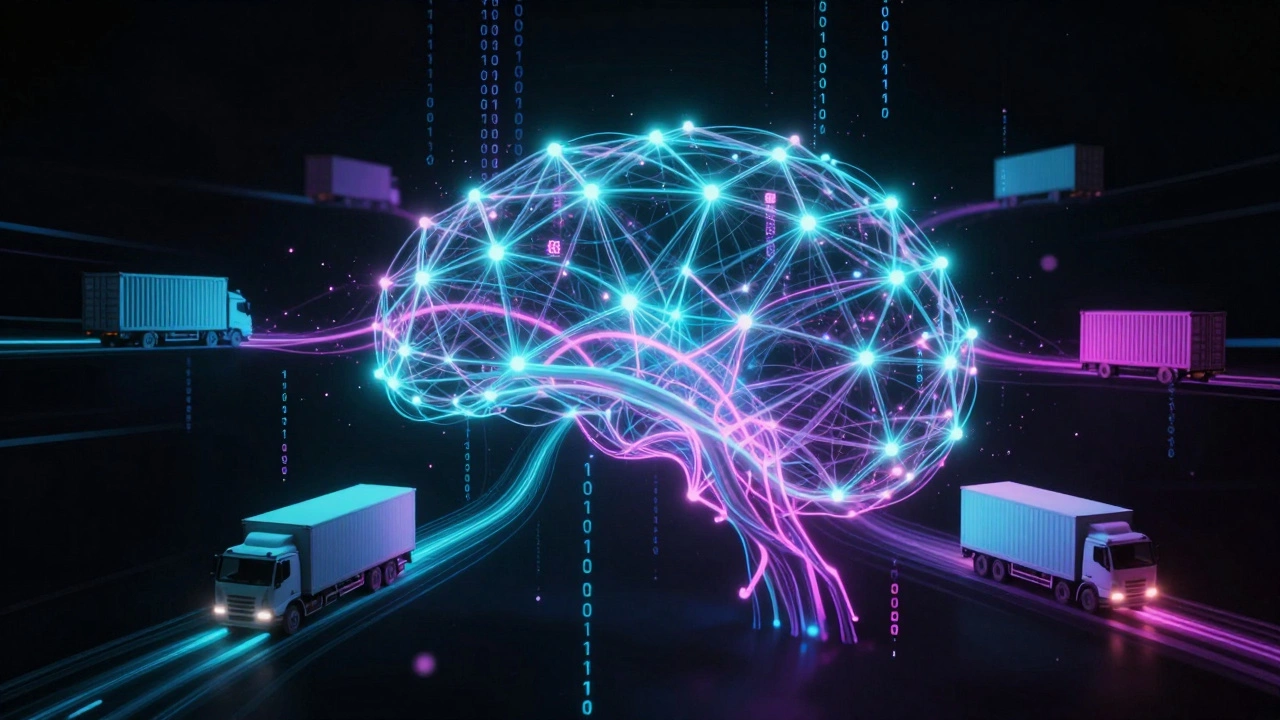 Digital neural network connecting logistics assets with data streams